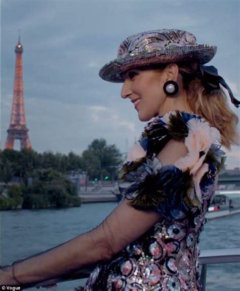 celine dion vogue chanel|celine dion modeling.